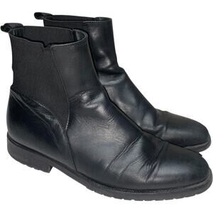 Comptoir Des Cotonniers Black Leather Chelsea Boots    Size: EU 38/US 8